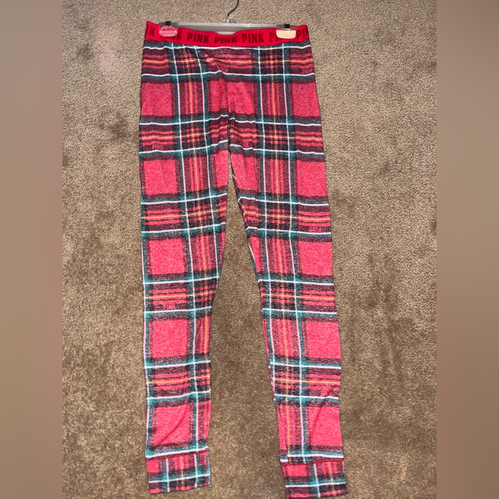 PINK Christmas leggings!!